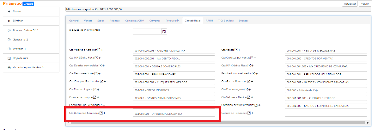 Captura de Factura de compra en dólares 4