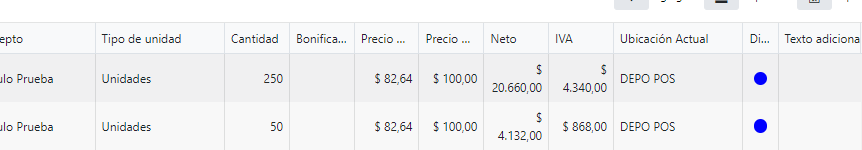 Captura de Pedido 12