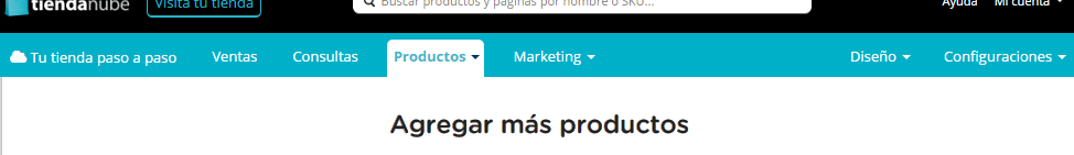 Captura de Integración Tienda Nube 2