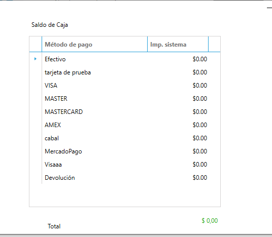 Captura de Cierre de caja 3