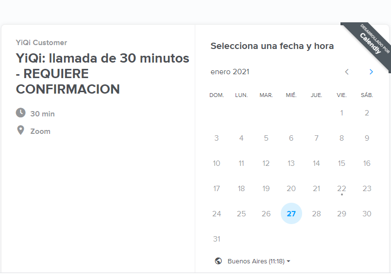 Captura de Programar Llamadas 2