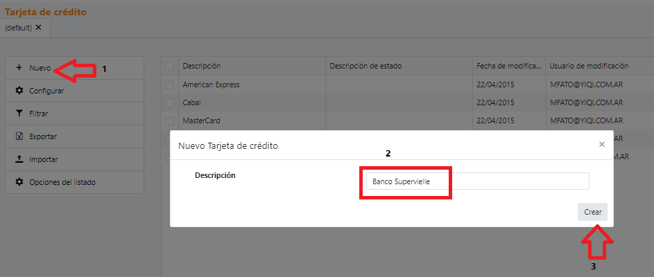 Captura de Tarjeta de Crédito 1