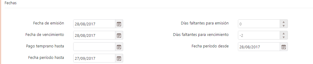 Captura de Facturas de venta 3