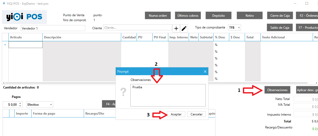 Captura de Configuración del POS 8