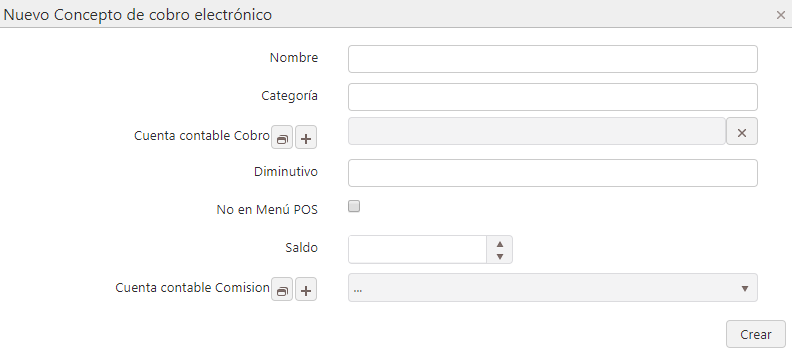Captura de Alta de Tarjetas de Crédito 1