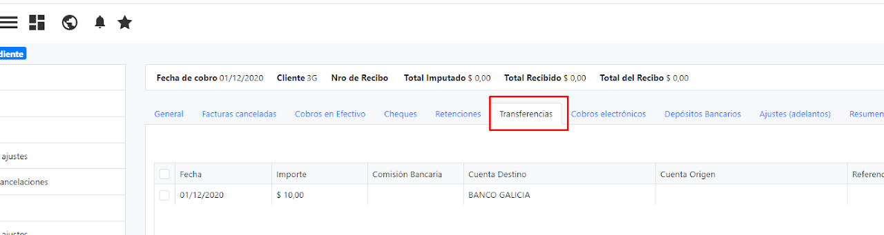 Captura de Asociando Métodos de Pago y Cobros 6