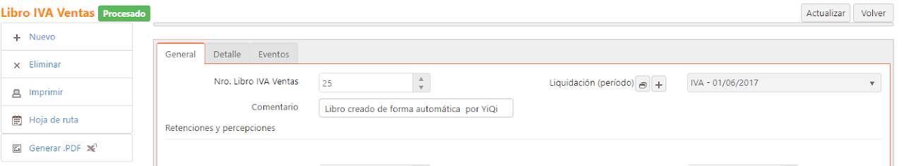 Captura de Libros de IVA Compras e IVA Ventas 2