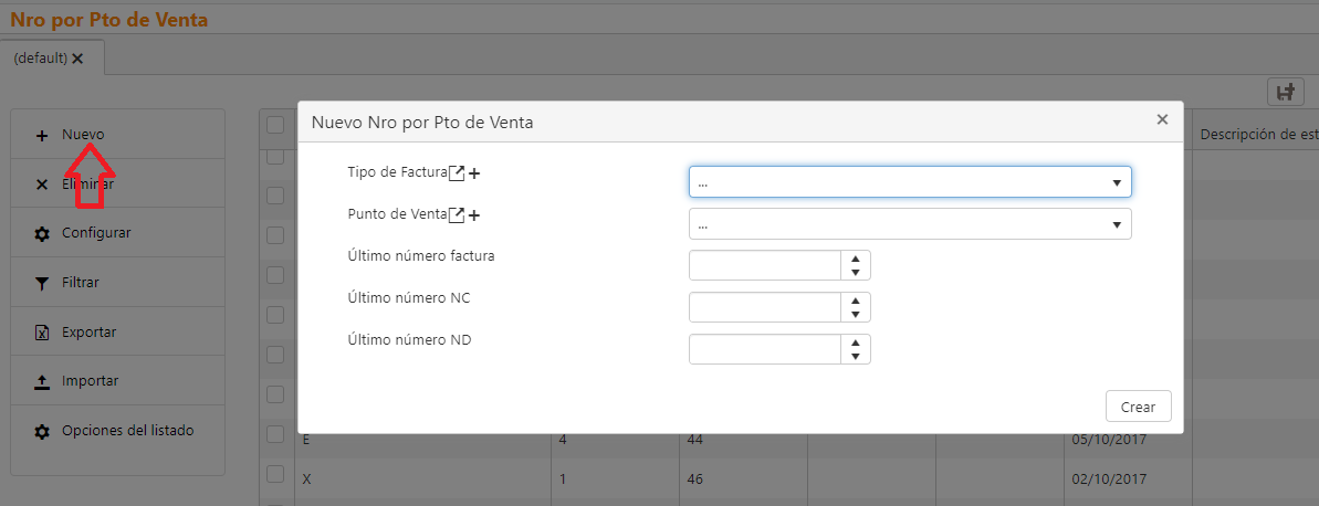 Captura de Nuevo Punto de Venta 2