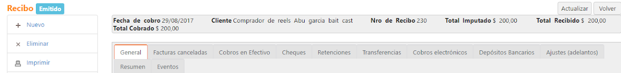 Captura de Recibos 1