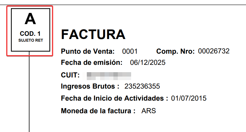 Captura de Facturas de venta 4