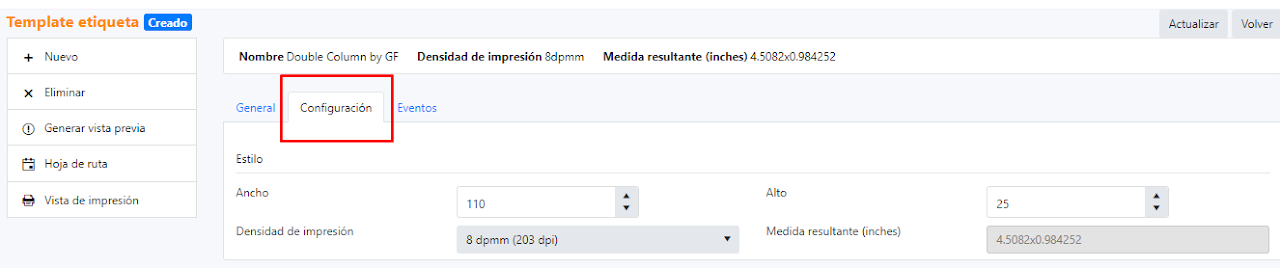 Captura de Template etiqueta 5
