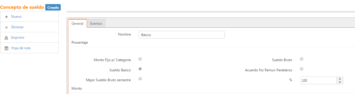 Captura de Liquidación de novedades 1